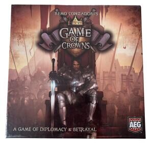 AEG Game Of Crowns Strategy Board Game 2015 Fantasy Multicolor New Sealed